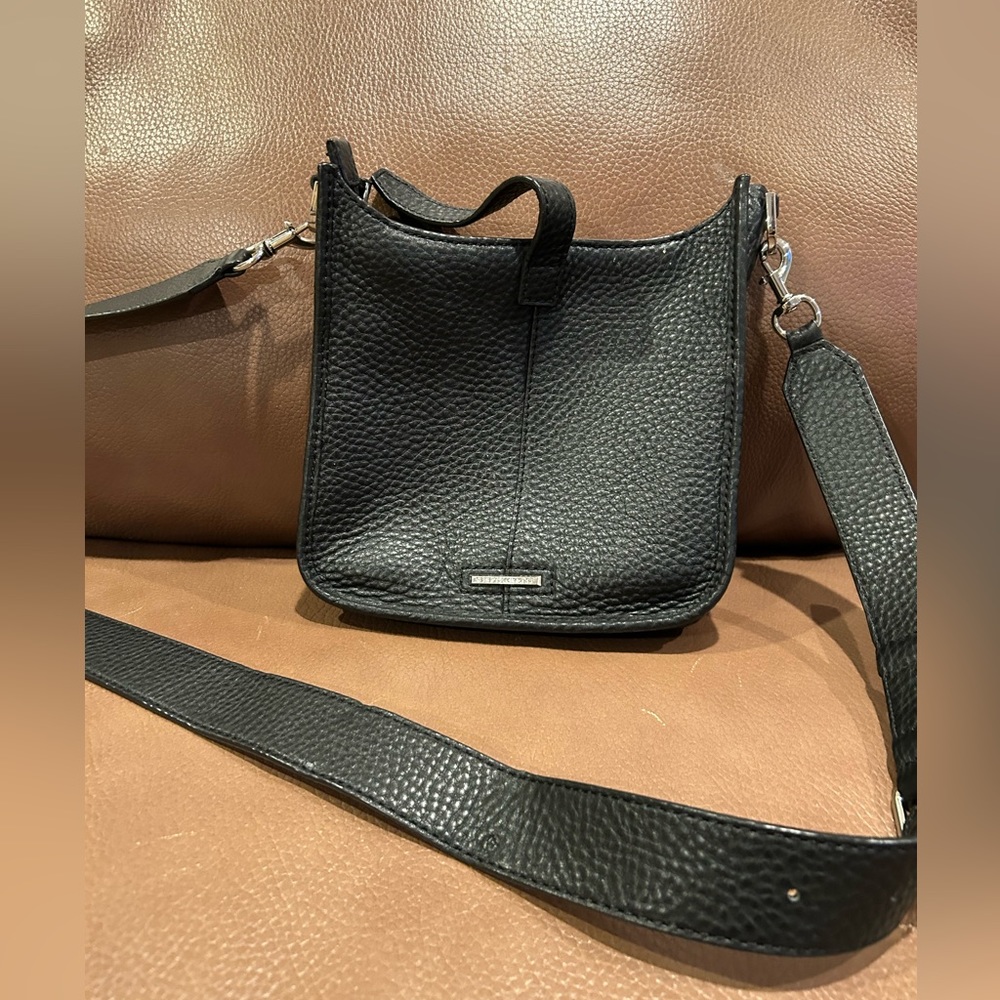 Small crossbody black bag